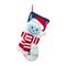 Glitzhome® 21"L Hooked Christmas Yeti Stocking